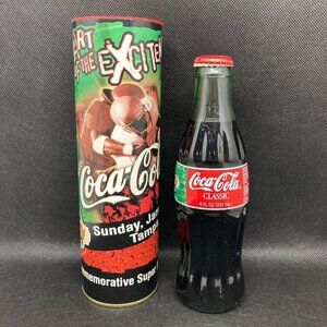 SUPER BOWL XXXV Coca Cola collectible bottle